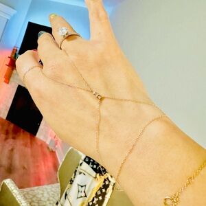 Catbird Diamond Kitten Mitten, 14k yellow gold